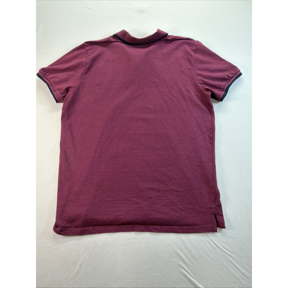 Aeropostale Men's Size XL AERO NYC Maroon Short Sleeve Polo Shirt - Picture 7 of 9